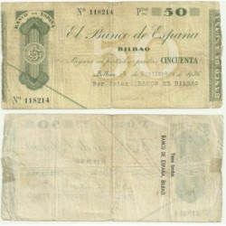 [1936] Billete de 50 Pesetas (BC).