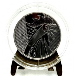 Francia. 2014. 10 Euro (Proof) (Plata) Gallo