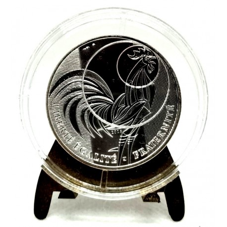 Francia. 2016. 10 Euro (Proof) (Plata) Gallo