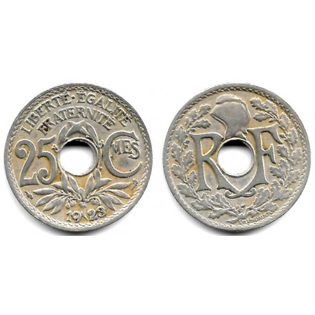 (867a) Francia. 1923. 25 Centimes (MBC)