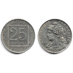 (855) Francia. 1903. 25 Centimes (MBC)