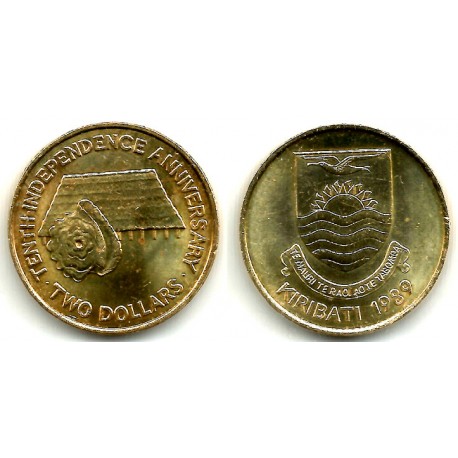 (14) Kiribati. 1989. 2 Dollars (SC)