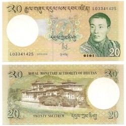 (30a) Bhutan. 2006. 20 Ngultrum (SC)