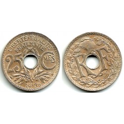 (867a) Francia. 1936. 25 Centimes (MBC+)