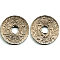 (867a) Francia. 1933. 25 Centimes (EBC+)