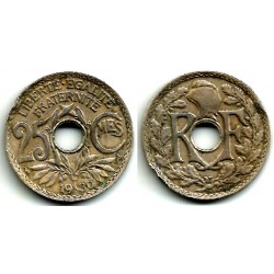 (867a) Francia. 1930. 25 Centimes (MBC-)