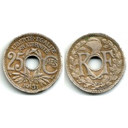 (867a) Francia. 1931. 25 Centimes (MBC)
