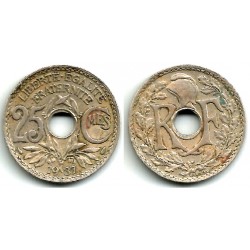 (867a) Francia. 1937. 25 Centimes (MBC)