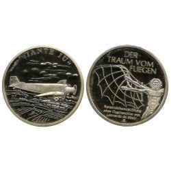 Medalla Conmemorativa del Avión Alemán Junkers Ju 52/3m (EBC) 40mm