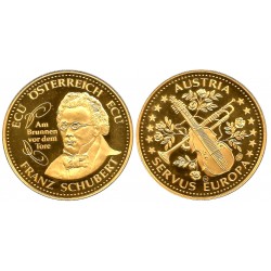 Medalla Conmemorativa de Franz Schubert (EBC) 40mm