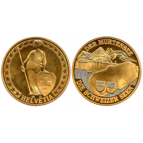 Medalla Suiza del Lago de Murten (EBC+) 40mm