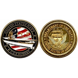 Medalla Conmemorativa. U.S.S. Hornet (EBC+) 40mm