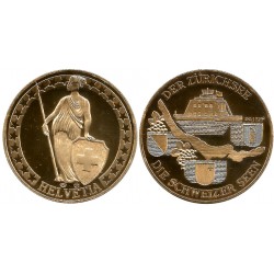 Medalla Suiza del Lago de Zúrich (EBC+) 40mm
