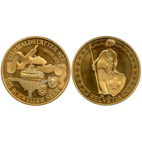 Medalla Suiza del Lago de los Cuatro Cantones (EBC+) 40mm
