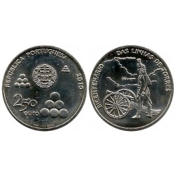 Portugal. 2010. 2,50 Euro (SC) Das Linhas De Torres