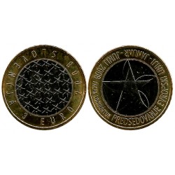 Eslovenia. 2008. 3 Euro (SC-) Presidencia UE