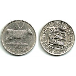 (30) Guernsey. 1977. 10 Pence (MBC+)