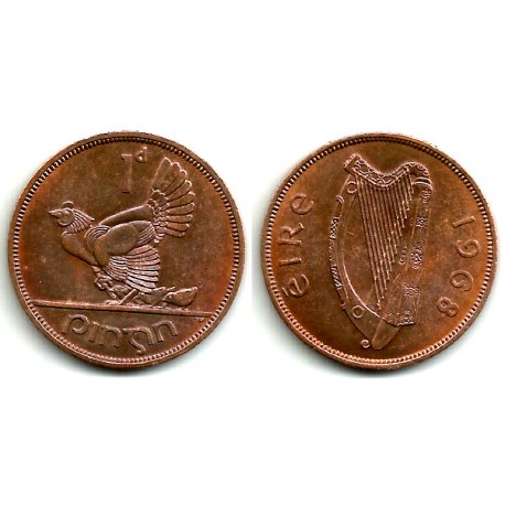 (11) Irlanda. 1968. 1 Penny (SC-)