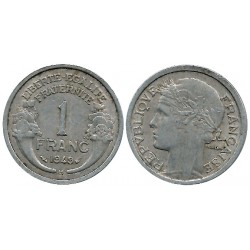 (885a.2) Francia. 1949(B). 1 Franc (BC+/MBC-)