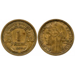 (885) Francia. 1939. 1 Franc (MBC-)
