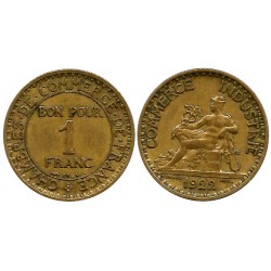 (876) Francia. 1922. 1 Franc (MBC)