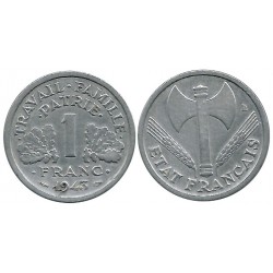 (902.1) Francia. 1943. 1 Franc (MBC)