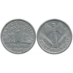(902.1) Francia. 1942. 1 Franc (MBC)