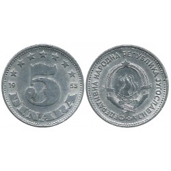 (32) Yugoslavia. 1953. 5 Dinara (MBC)