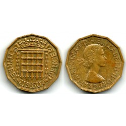 (900) Gran Bretaña. 1960. 3 Pence (MBC)