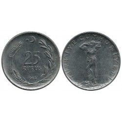 (892.2) Francia. 1965. 25 Kurus (MBC)