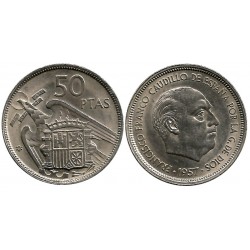Estado Español. 1957*(60). 50 Pesetas (EBC)