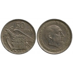Estado Español. 1957*(71). 5 Pesetas (MBC-)
