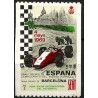 Viñeta Conmemorativa del Gran Premio de España. Formula 1. Año 1969 (Nuevo, con señal de fijasellos)