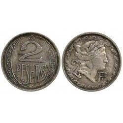 Ficha de 2 Pesetas (MBC-)