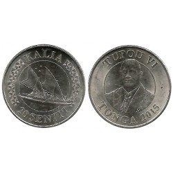 (228) Tonga. 2015. 20 Seniti (EBC)