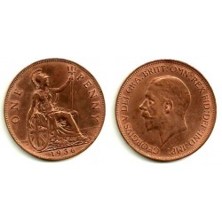 (810) Gran Bretaña. 1936. 1 Penny (BC)