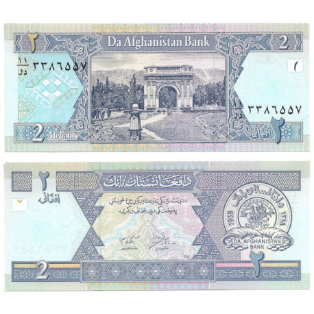 (65a) Afganistán. 2002. 2 Afghanis (SC)