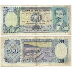 (166) Bolivia. 1981. 500 Pesos (MBC-)