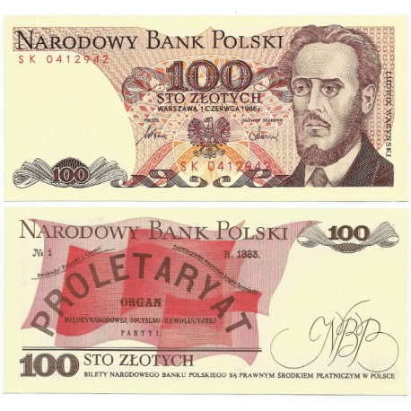 (143e) Polonia. 1986. 100 Zlotych (SC)