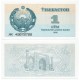 (61a) Uzbekistán. 1992. 1 Som (SC)
