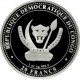 Congo. 2025. 20 Francs (Proof) (Plata) 1 Oz. de .999