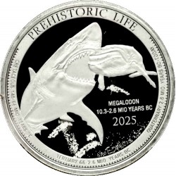 Congo. 2025. 20 Francs (Proof) (Plata) 1 Oz. de .999