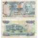 (25a) Malaui. 1990. 10 Kwacha (MBC+) Leve rotura margen inferior