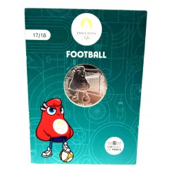 Francia. 2023. 10 Euro (SC) (Plata) Fútbol