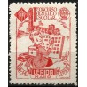 Viñeta Conm. 1er Concurso Filatélico Escolar. Lérida. Año 1955 (Nuevo, con señal de fijasellos)