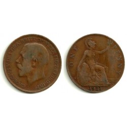(810) Gran Bretaña. 1921. 1 Penny (BC)