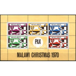 Malaui. 1970. Hoja Conmemorativa (Nuevo) Navidad