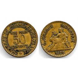 (884) Francia. 1928. 50 Centimes (BC)