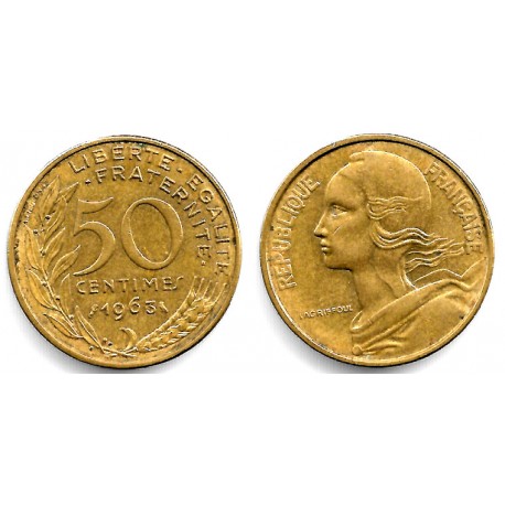 (939.1) Francia. 1963. 50 Centimes (MBC)