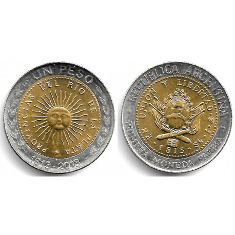 (112.1) Argentina. 2013. 1 Peso (SC-)